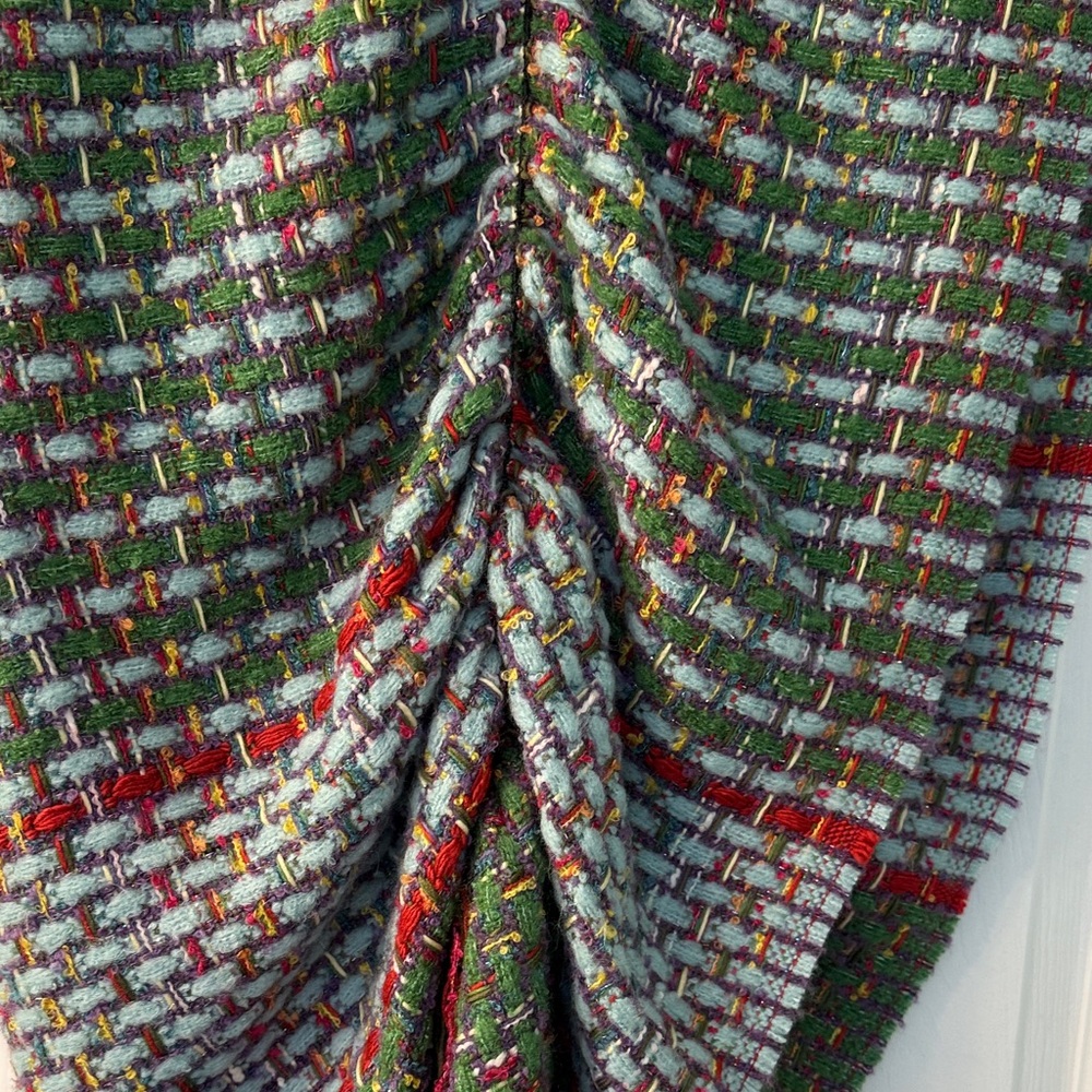 Multicolor Tweed Scarf - Picture 2 of 3